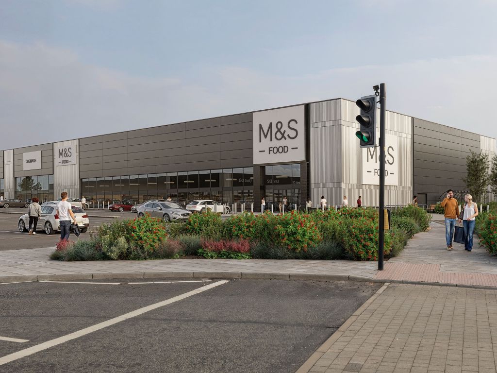 M and S Food at Liverpool Shopping Park, Derwent Estates, p Dela PR