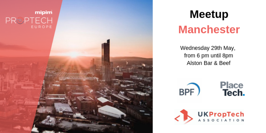 MIPIM PropTech Europe Manchester Meetup Graphic