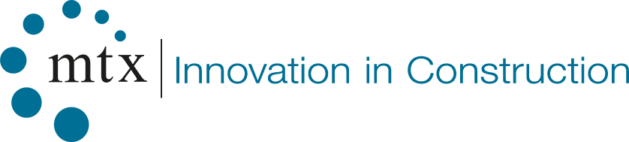 MTX Innovation In Construction Landscape Logo