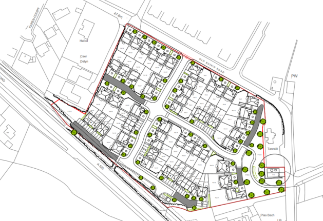Macbryde Denbigh Housing Scheme Site Layout March 2020