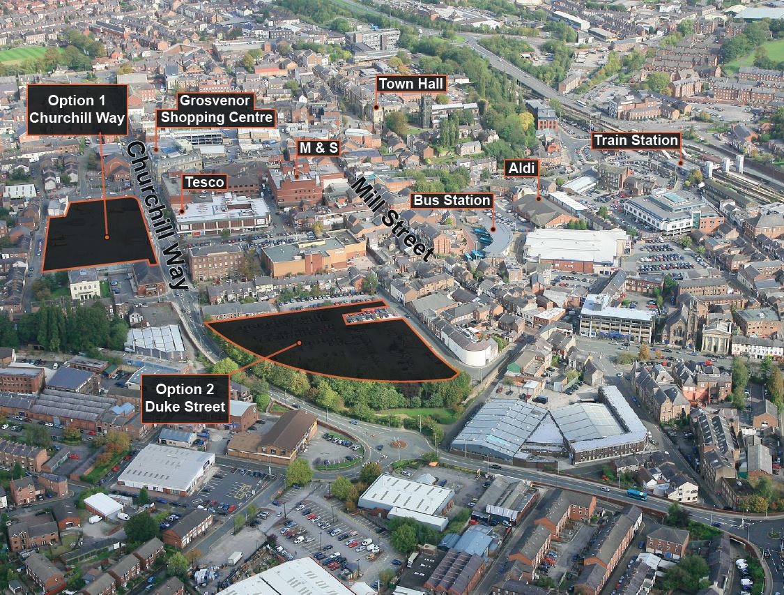 First round bidding closes for Macclesfield sites Place North West