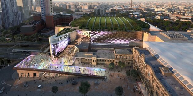 Manchester Arena Redevelopment Bird's Eye View