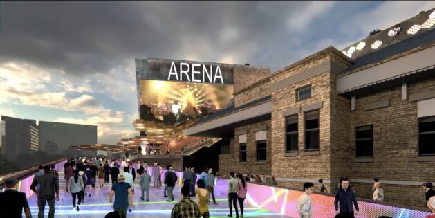 Manchester Arena Redevelopment Entrance