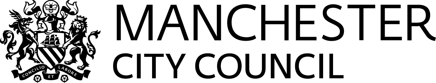 Manchester City Council Logo Black
