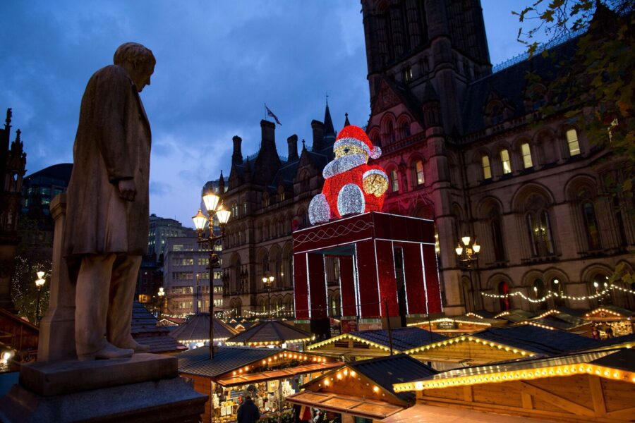 Manchester Town Hall Albert Square Christmas 2016