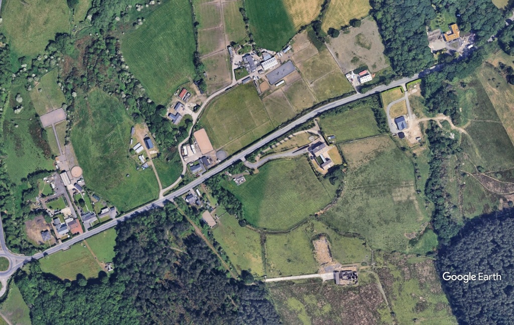 Manley House Burnley c Google Earth