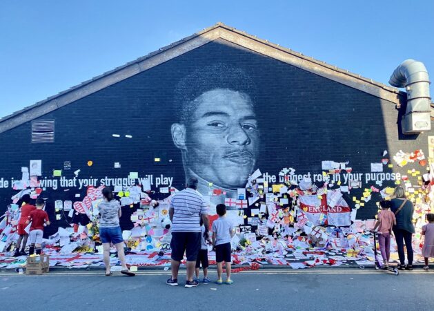Marcus Rashford Mural In Withington, C Julia Hatmaker, Place North West