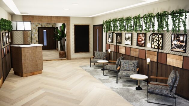 Marsland House Reception CGI