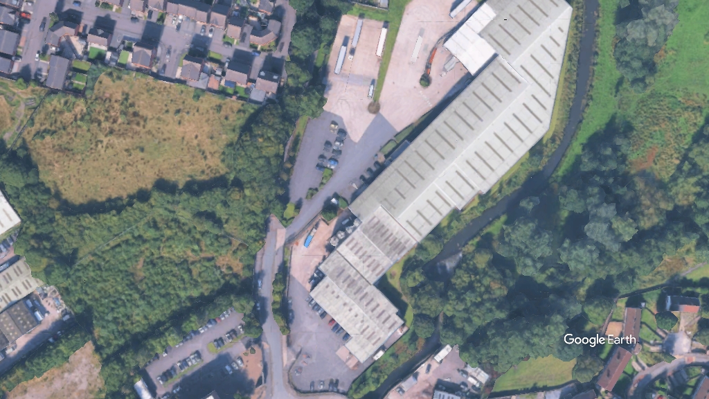 Mayfield Street school location, Rochdale Council, c Google Earth