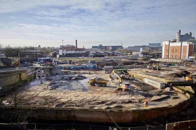 Demolition Of The Dirt Factory At Mayfield Park, Manchester.