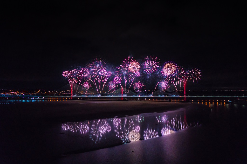 Mersey Gateway Fireworks