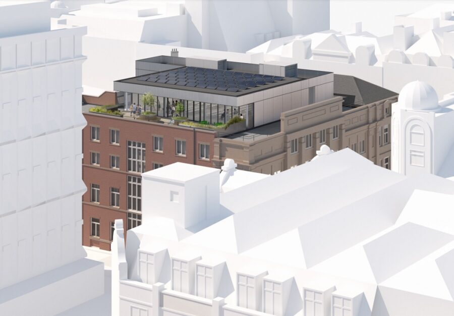 Methodist Central Hall roof, Methodist Central Hall, p planning