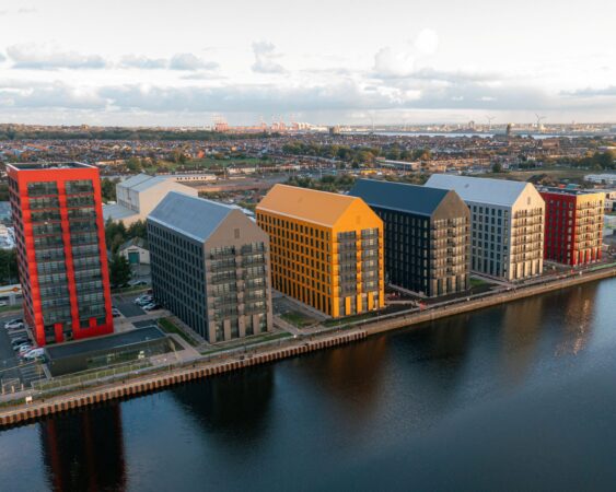 Millers Quay Wirral Waters courtesy of Peel Waters Millers Quay Wirral Waters courtesy of Peel Waters