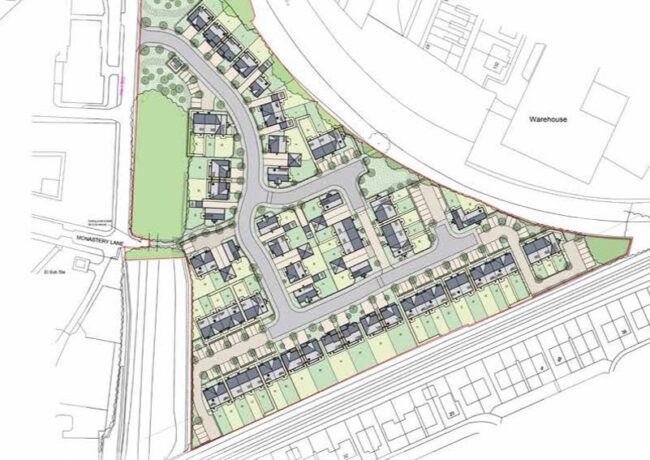 Monastery Lane, Morris Homes, p via planning documents