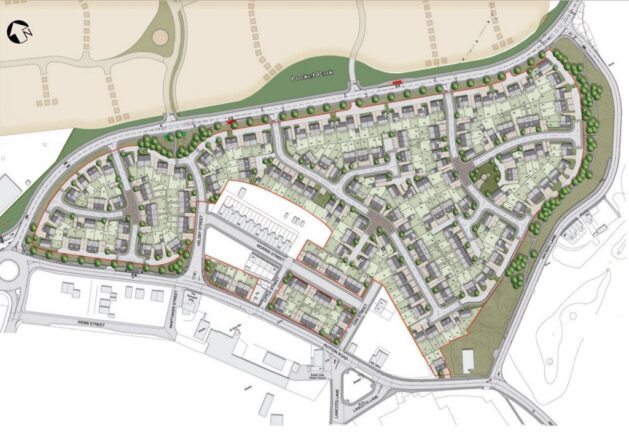 Moss Nook, St Helens Site Layout