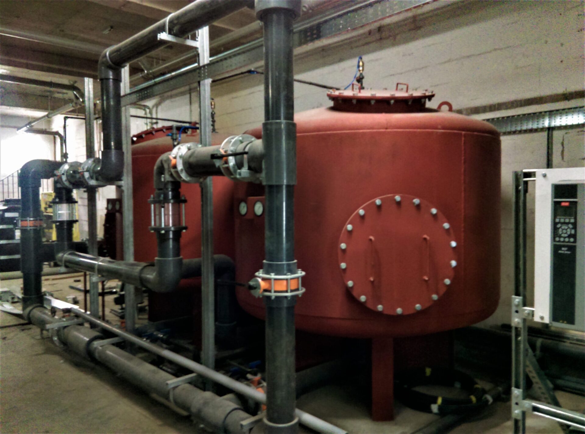 The plant room features a huge range of mechanical & electrical equipment