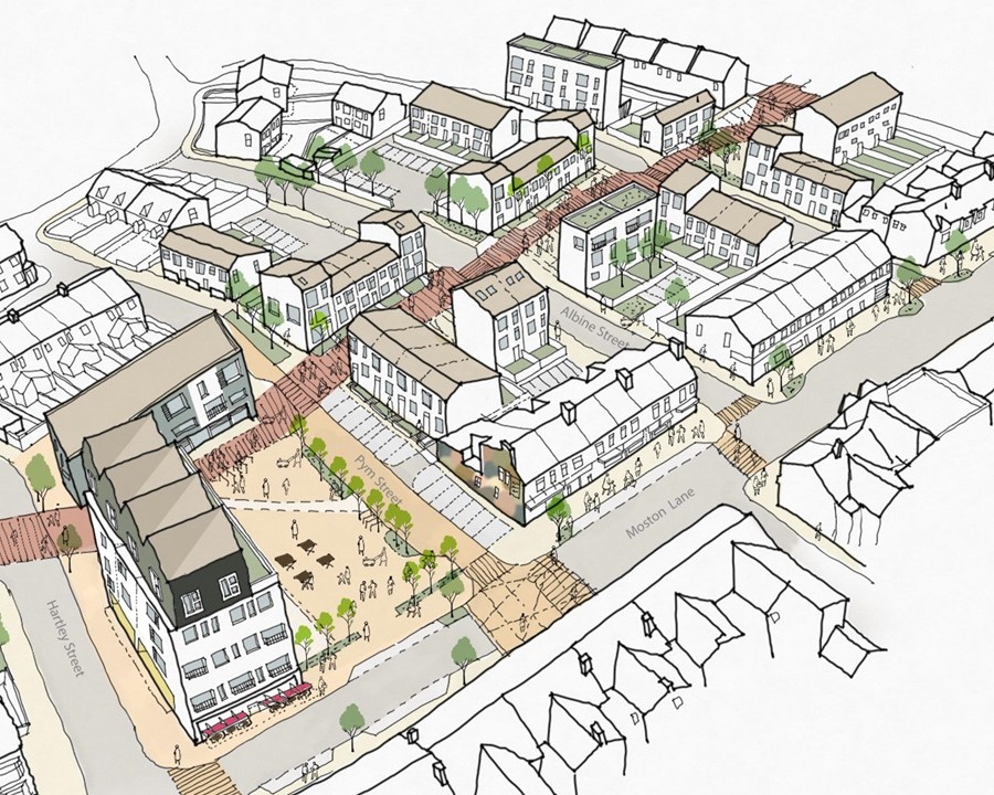 Moston lane sketch, MCC, p via MCC