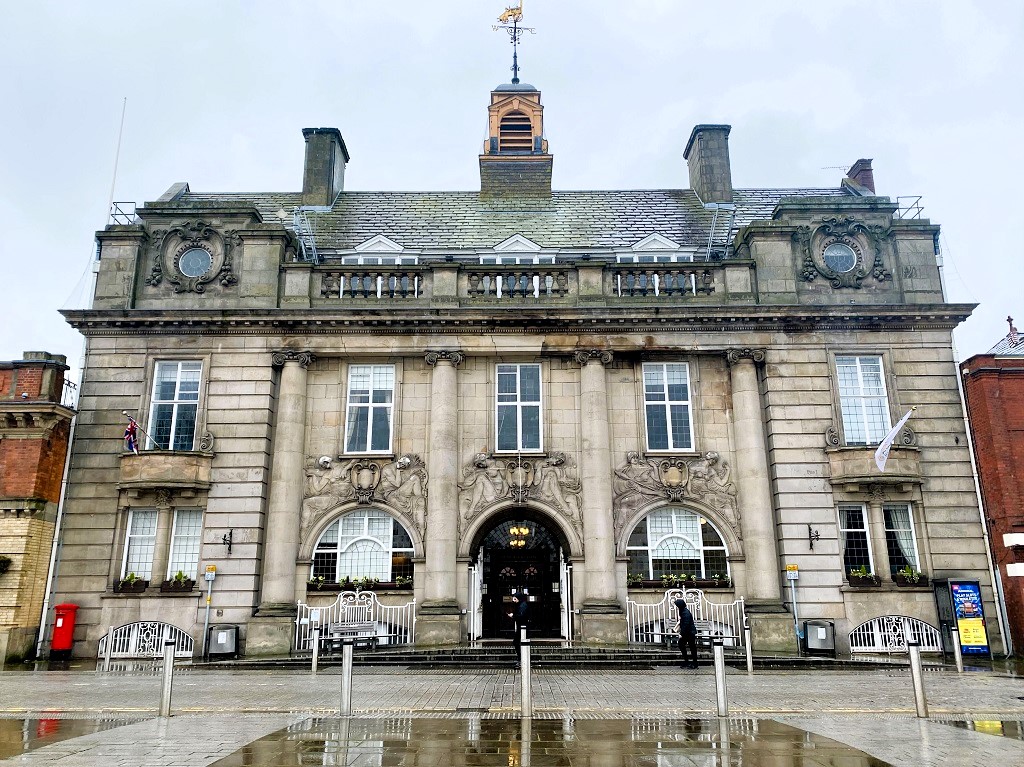 Municipal Buildings in Crewe, Cheshire East Council, c PNW