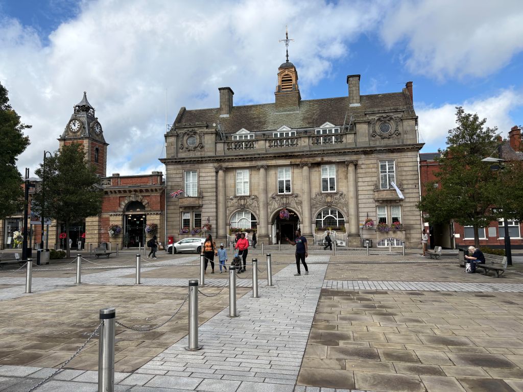 Municipal Buildings in Crewe, Cheshire East Council, c PNW