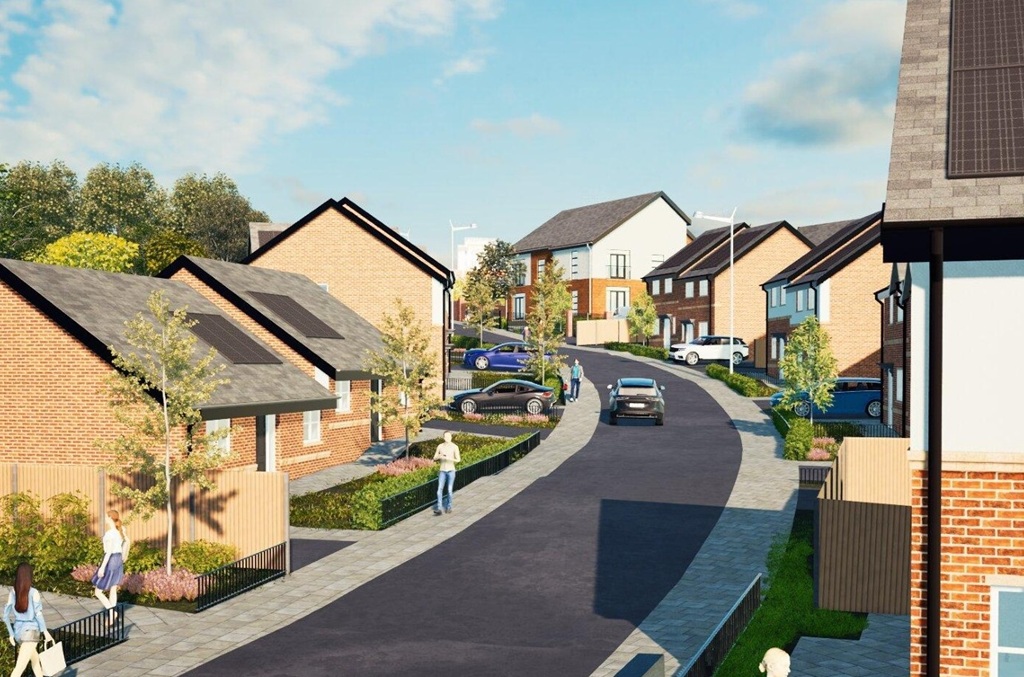 Naylor Road homes CGI, Birkenhead,, Magenta, p planningdocs