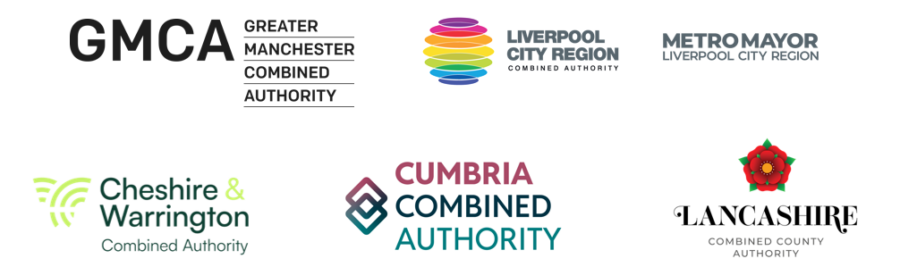 North West Combined Authorities logo for The Place North West Awards