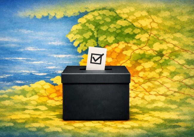 North West ballot box election day image, c AI generated using Copilot