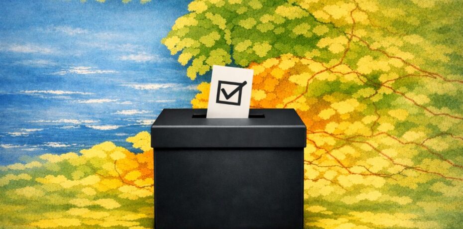 North West ballot box election day image, c AI generated using Copilot