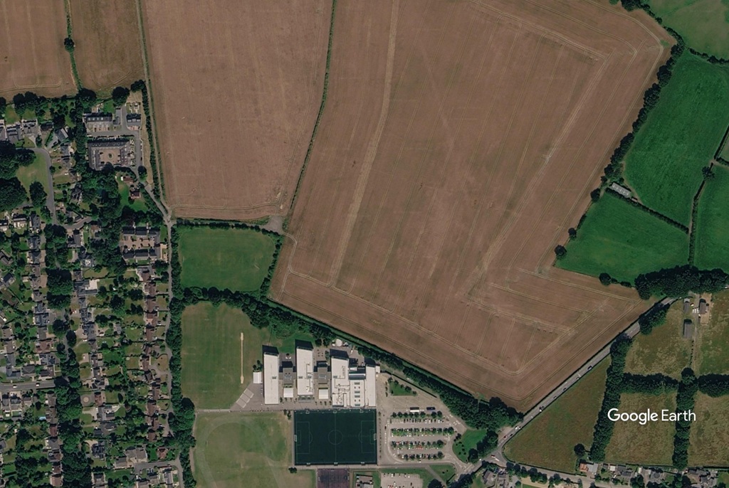 North of Culcheth site, Peel Land c Google Earth