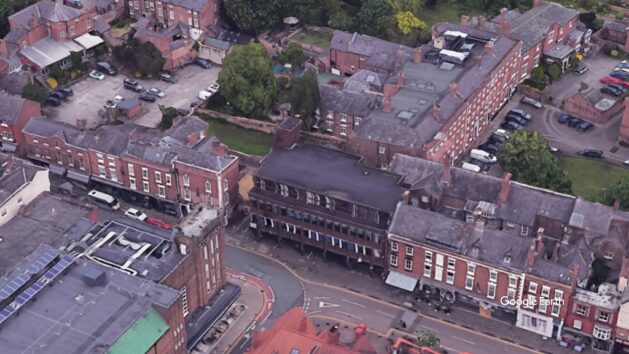 Northgate House, Chester Uni, c Google Earth snapshot Northgate House, Chester Uni, c Google Earth snapshot