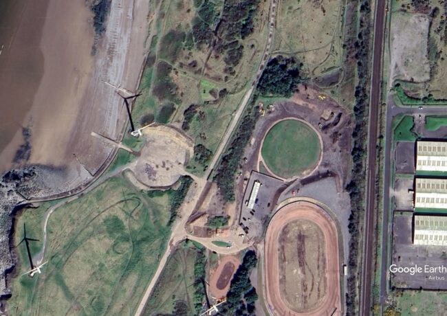 Oldside, Workington, P, Google Earth