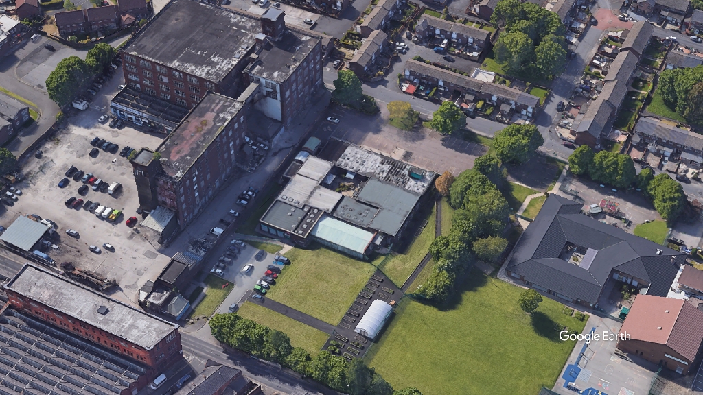 Olive Primary School Bolton DfT p.Google Earth snapshot