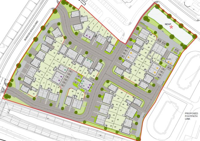 Omega West phase , Miller Homes, p planning