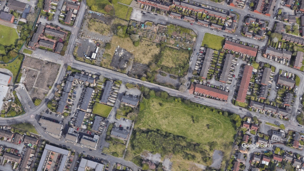 Ordsall sites, Salford City Council, p Google Earth