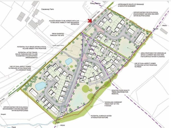 Osbaldeston site overview, Ribble Valley, p planningdocs