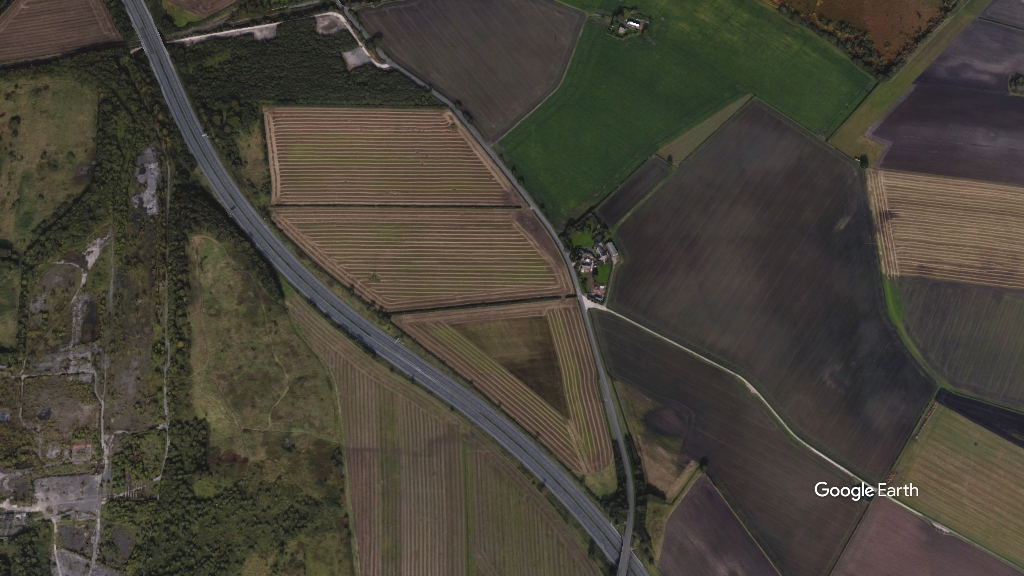 Parkside, Harworth, c Google Earth