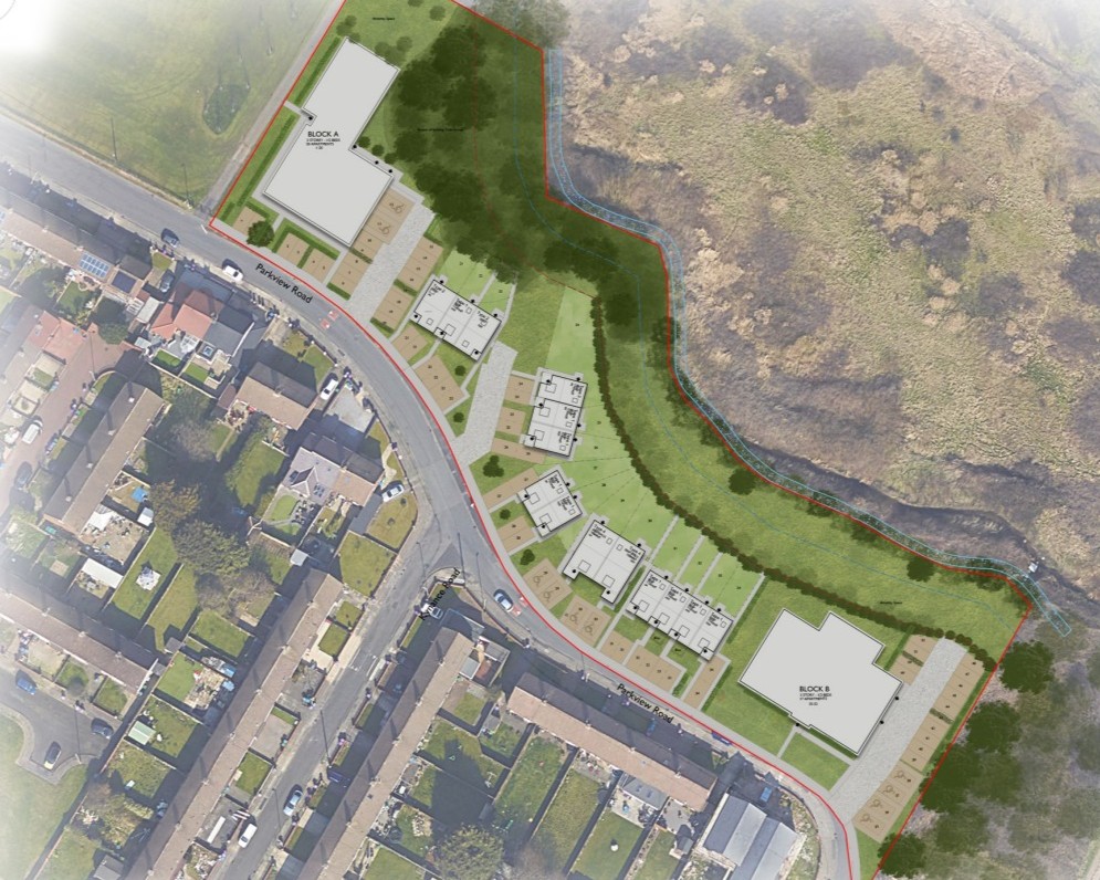 Parkview Road, Paul Courtney, p via planning documents