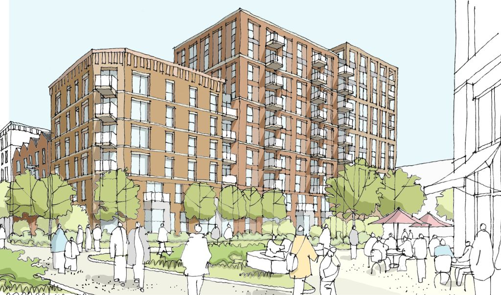 Plot a Stretford town centre, Bruntwood Trafford, p Citypress