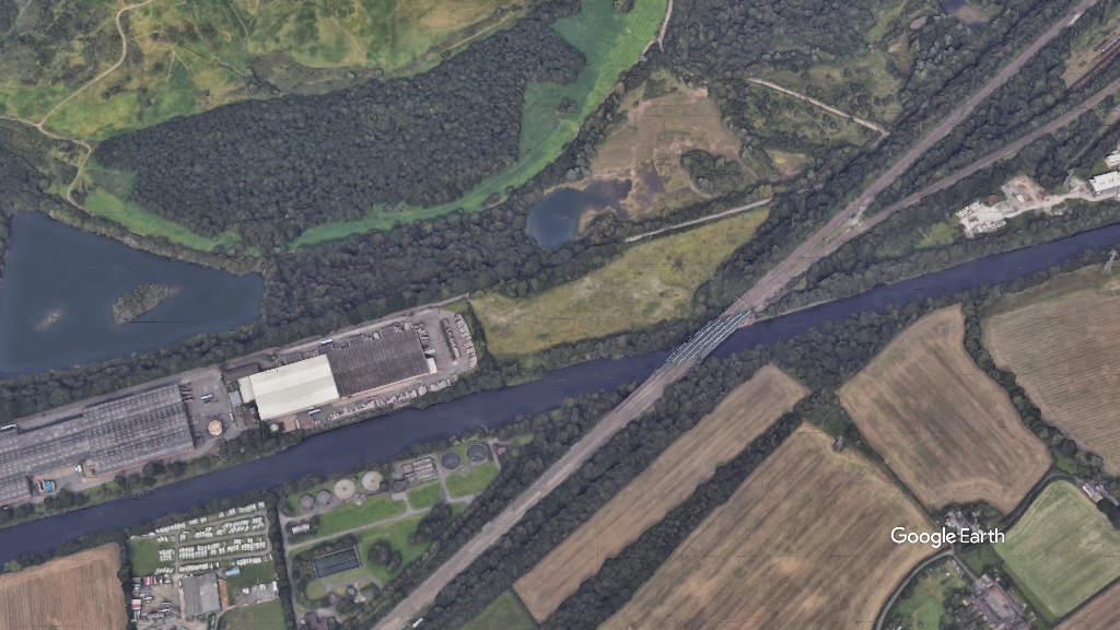 Port of Warrington, Peel Ports, c Google Earth snapshot