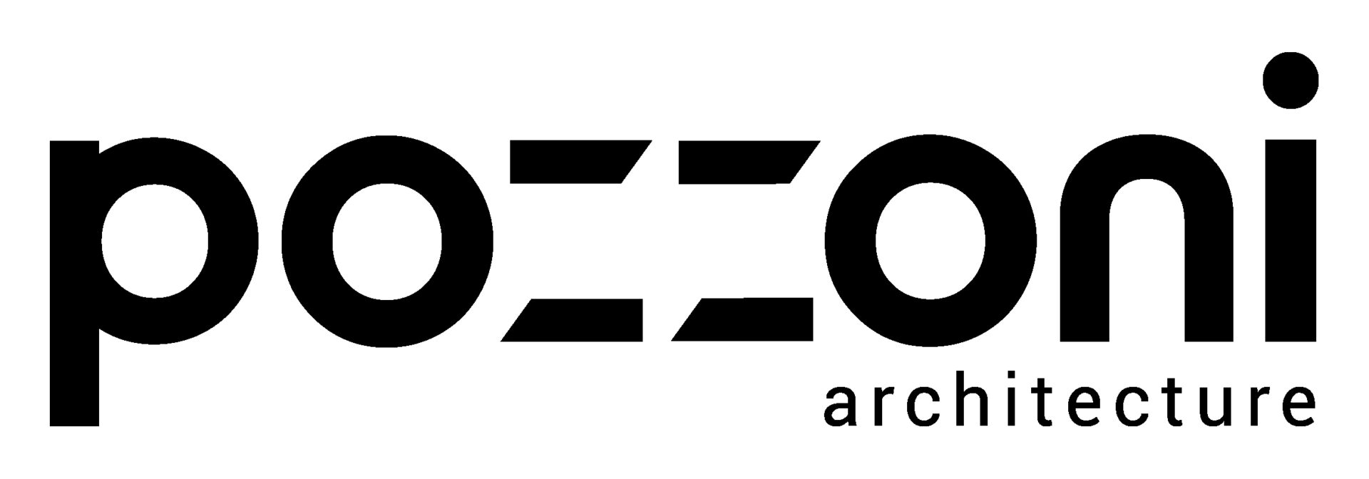 Pozzoni Architecture logo black