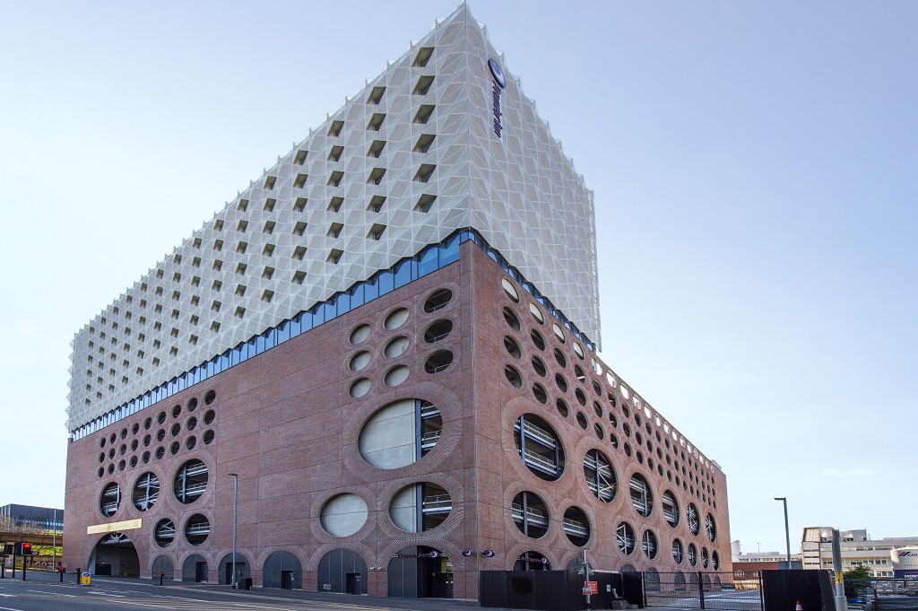 The hotel was designed by Fielden Clegg Bradley Studios
