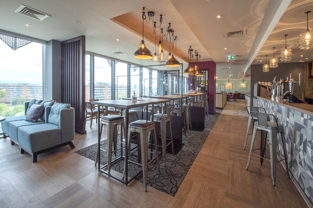Princess Street's latest format Thyme Restaurant occupies the ninth floor of the landmark building