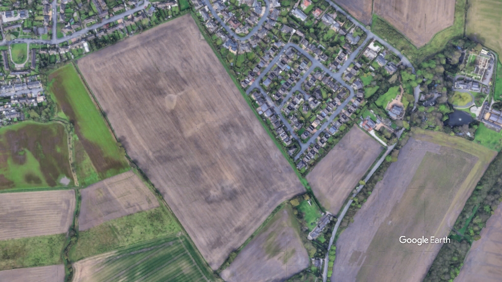 Prescot Road, Persimmon, c Google Earth