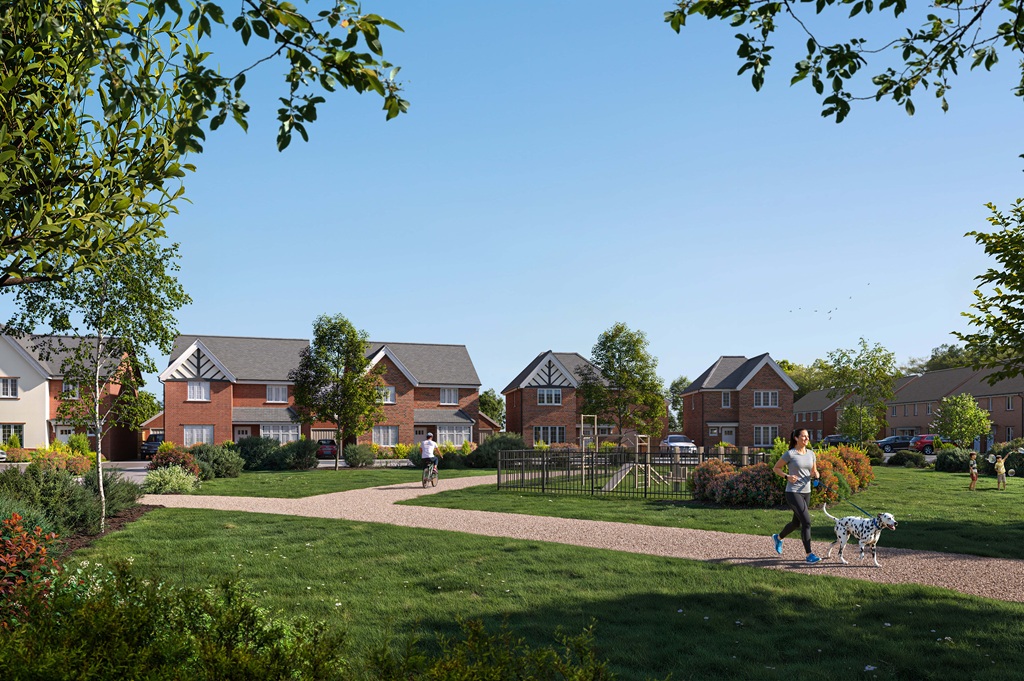 Prestbury Road housing, Bloor, Macclesfield p Turley