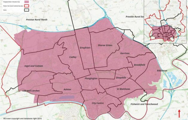 Preston Article area for HMOs, p council documents