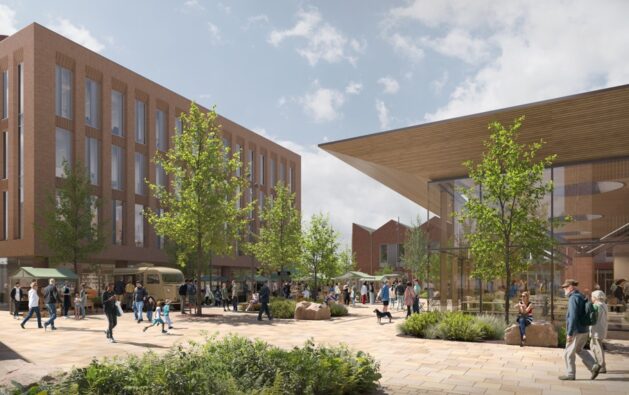 Prestwich town centre , Bury and Muse, p Font Comms