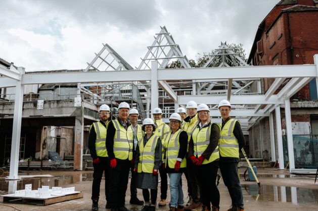 Project Team on site Fettlers Wigan c Wigan Council