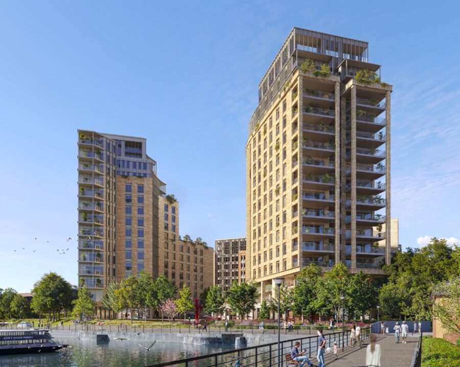 Proposed View from the Promenade Looking South West Towards the Proposal