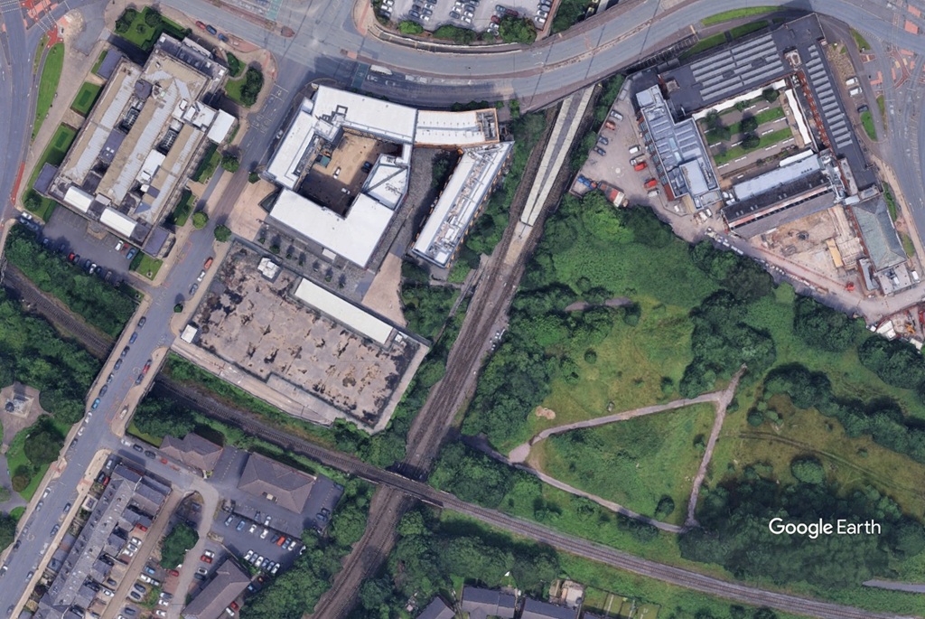 Q Park Pyramid Park Bury c Google Earth