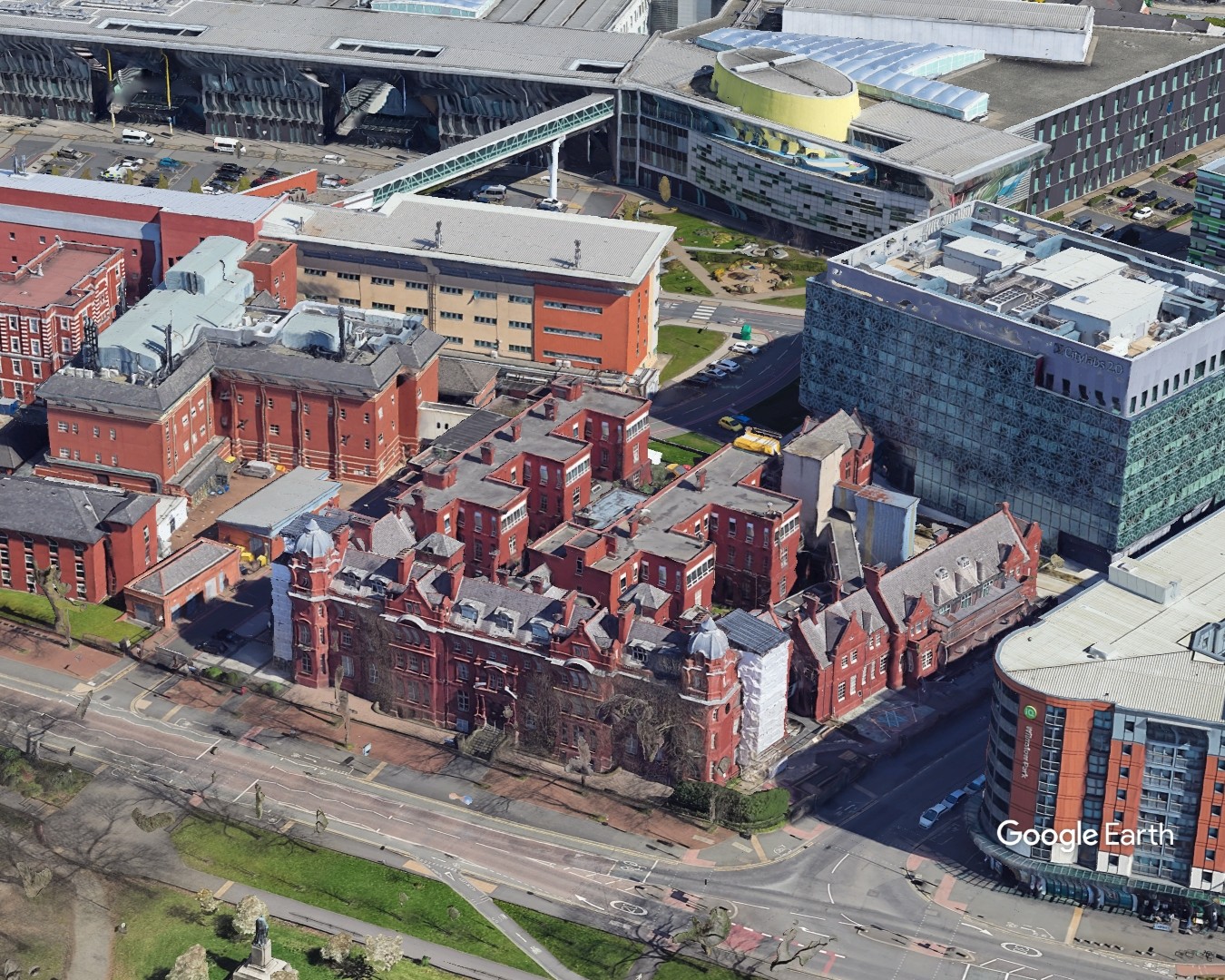 RAAC St marys, NHS Oxford Road, c Google Earth