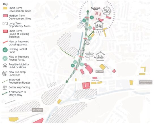 Rawtenstall diagram map town centre c consultation